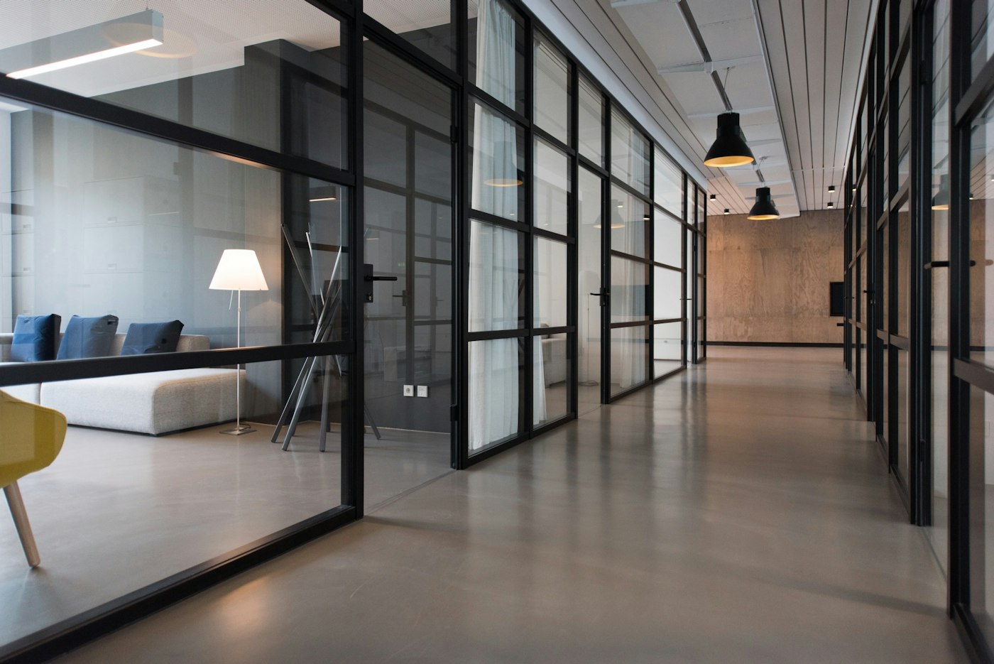 a place of work — the building, not the land